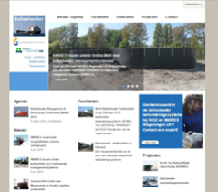 Ballastwater: carrousel en drie kolommen met nieuws en banners